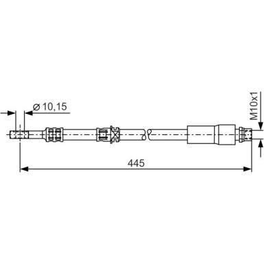 Bremsschlauch | CHEVROLET,OPEL | 1987476455