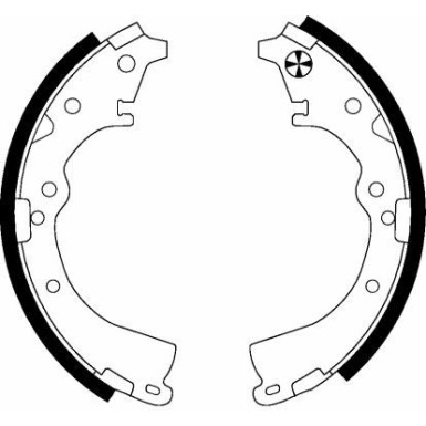 Bremsbacken Toyota Hi-Lux 2.5 D-4D 05 | 91051100