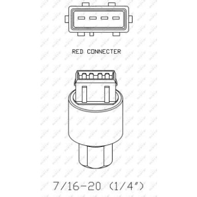 NRF Druckschalter, Klimaanlage 38936