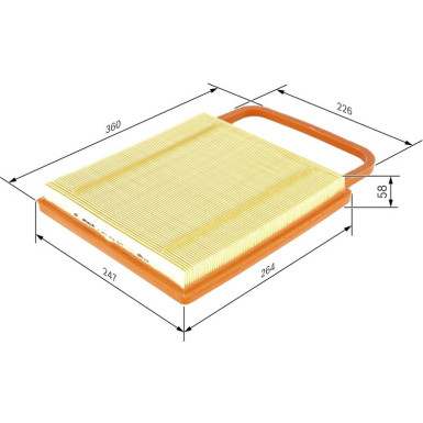 Luftfilter | SKODA,VW | 1457433574