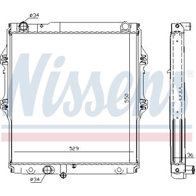 Wasserkühler PKW | TOYOTA Hilux 2,0 TD 97 | 64698