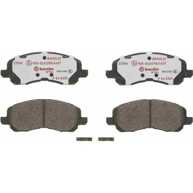 BREMBO Bremsklötze Xtra VA | CITROEN MITSUBISHI PEUGEOT 07 | P 54 030X