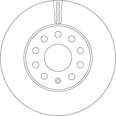 Bremsscheibe Skoda P. Octavia 1.0-2.0 12 | DF6903S