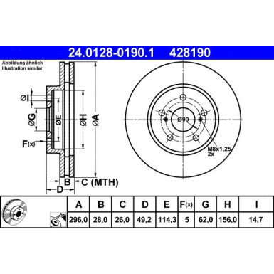 Bremsscheibe | 24.0128-0190.1