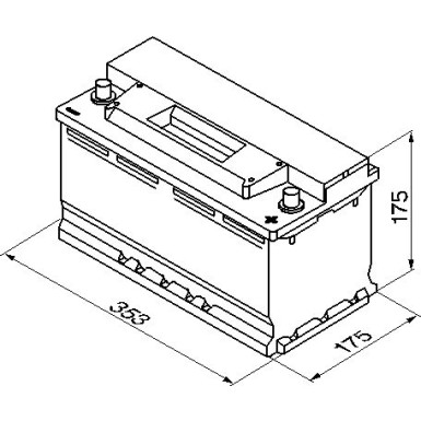 S3 012 BOSCH | PKW-Batterie | 12V 88Ah 740A | 0 092 S30 120