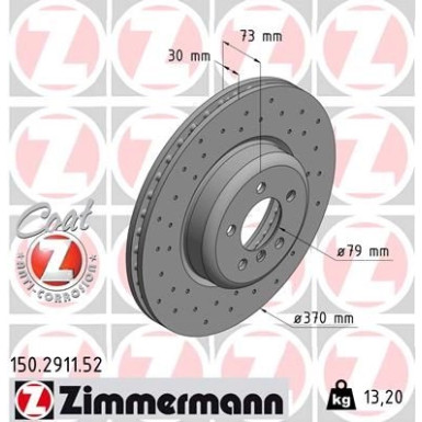 Bremsscheibe VA Sport | BMW 3,4 11 | 150.2911.52