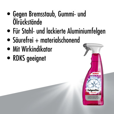 SONAX | FelgenStar Felgenreiniger 750ml | 02274000