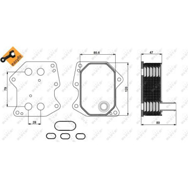 Ölkühler, Motor“L | 31212