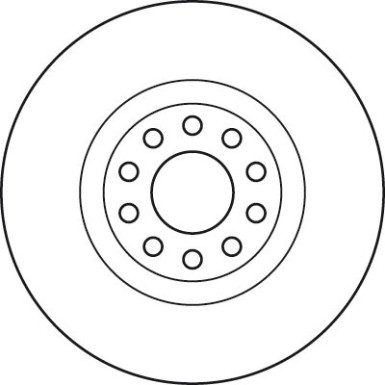 12 481 050 Bremsscheibe VA | AUDI A6,S6 (Quattro) 97 | DF6060S