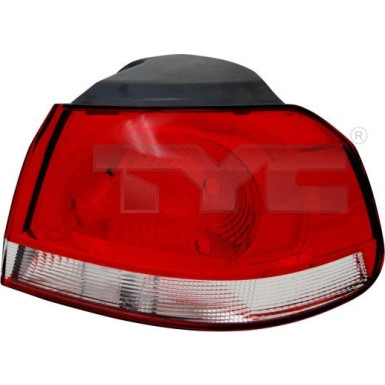 Heckleuchte A L O K-PLATTE ROT/WEISS TYP VALEO | VW GOLF VI (-GTI/VARIANT) 10,08-11,12 | 7225,642,1