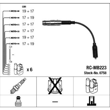 Zündleitungssatz | RC-MB223