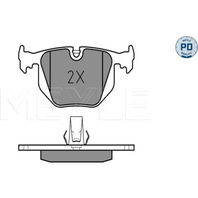 Bremsbelagsatz Bmw T. E38/E46 00 | 025 214 8717/PD