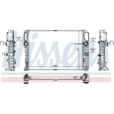 Wasserkühler PKW | MERCEDES W211 E350 AUT 02-09 | 67105