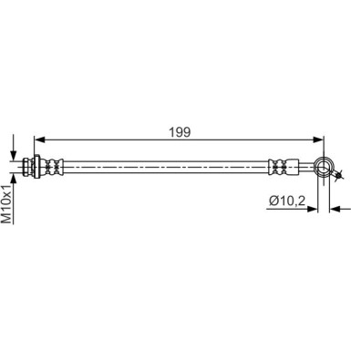 Bremsschlauch | NISSAN | 1987481698