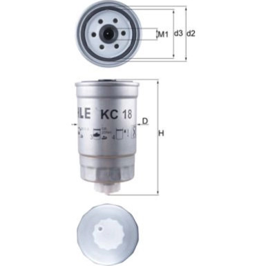 KNECHT Kraftstofffilter | KC 18