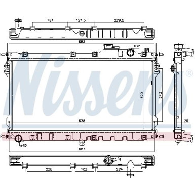 Wasserkühler PKW | Mazda MX-5 89 | 68559