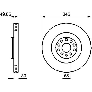 Bremsscheibe | AUDI,SEAT,SKODA,VW | 0 986 479 B87