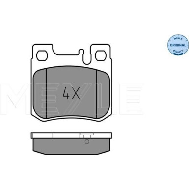 Bremsbelagsatz Db T. W124/202 Asr | 252130115