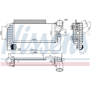 Ladeluftkühler PKW | Ford Transit Connect 13 | 96251