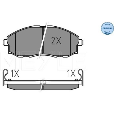 Bremsbelagsatz Hyundai P. H-1 2.4-2.5D 97-04 Mit Sensor | 025 235 3617/W