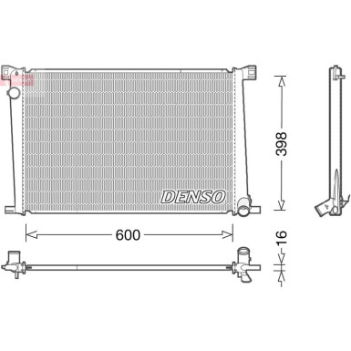 Denso | Motorkühler | DRM05007