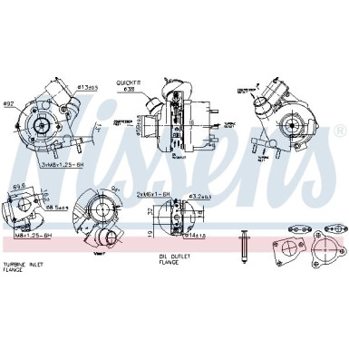 Nissens Turbo | RENAULT Espace,Koleos 01 | 93427
