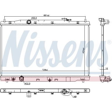 Wasserkühler PKW | Honda CR-V 12 | 606444