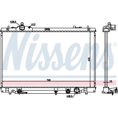 Wasserkühler PKW | LEXUS LS600h 07 | 646819