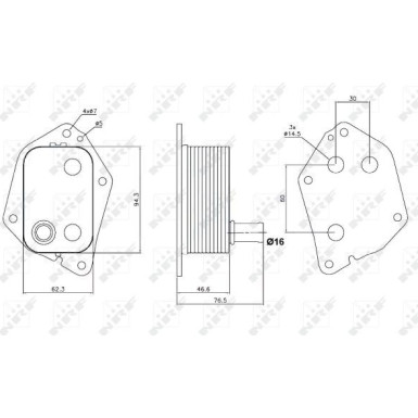 Ölkühler, Motor“L | 31159