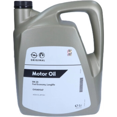 Original GM Genuine Opel 0W-20 FS LL Dexos D Longlife Motoröl 5 Liter | 95528694