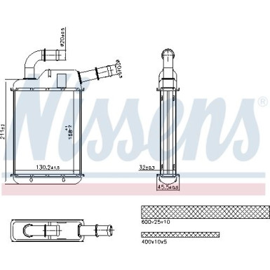 Heizkühler PKW | VW Transporter 03 | 707279