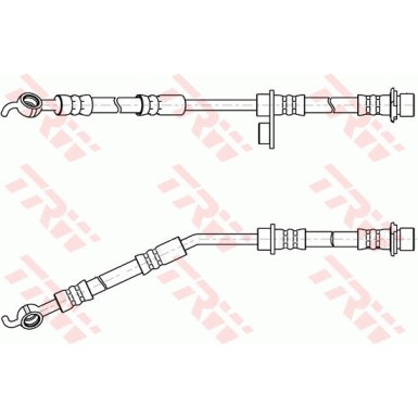 Bremsschlauch | TOYOTA YARIS 1.33 VVT-i 09 | PHD1056