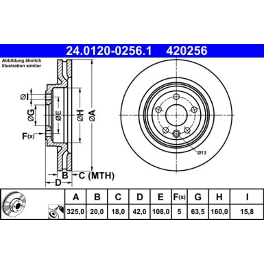 Bremsscheibe | 24.0120-0256.1