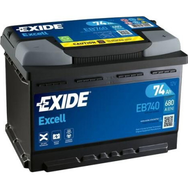 EXIDE Starterbatterie | EB740