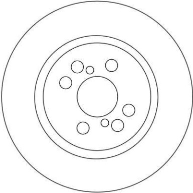 Bremsscheibe Toyota P. Avensis/Corolla 1.6-2.2 D-4D 04-09 | DF4415S