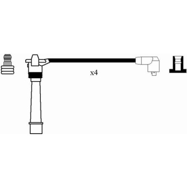 RC-FT632 NGK | Zündkabelsatz | LANCIA Y 97-03 | 7209