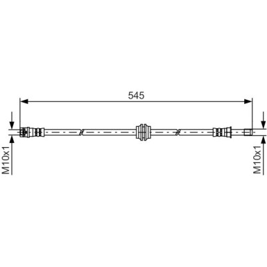 Bremsschlauch | MERCEDES | 1987481454