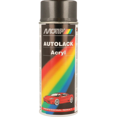 MoTip Autolack Acryl Kompakt grau metallic 400ml | 51030