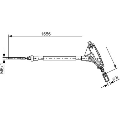 Handbremsseil | PEUGEOT 406 00 | 1987477871