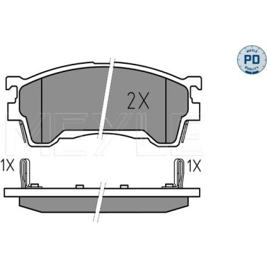 Bremsbelagsatz Mazda S. 626 91-/ Probe | 025 217 5416/PD