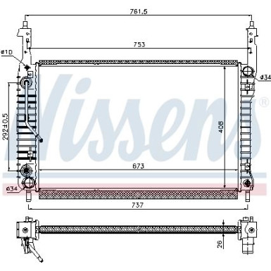 Wasserkühler PKW | OPEL ANTARA 2.0 D AUT 06 | 63119