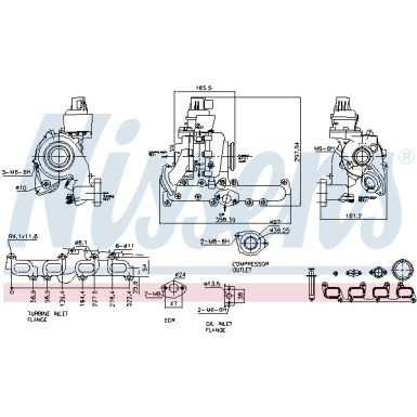 Nissens Turbo | AUDI A1,SKODA,SEAT,VW 10 | 93098