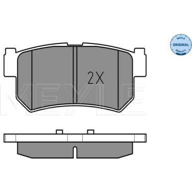 Bremsbelagsatz Ssangyong T. Kyron/Rexton 02- Mit Sensor | 025 236 7315/W