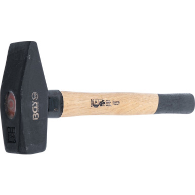 BGS Schlosserhammer | Hickory-Stiel | DIN 1041 | 2000 g | 52320