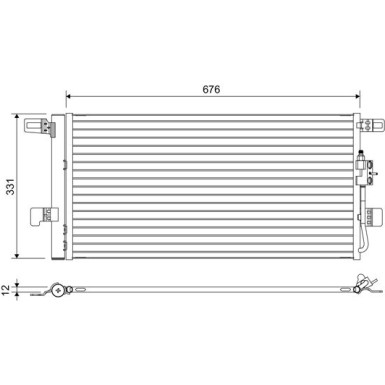 KONDENSATOR, KLIMAANLAGE | VAL822648