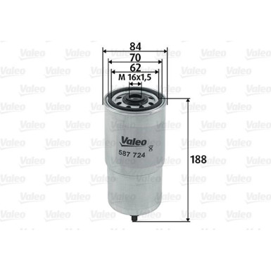 VALEO Kraftstofffilter | 587724