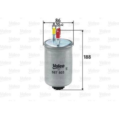 VALEO Kraftstofffilter | 587503