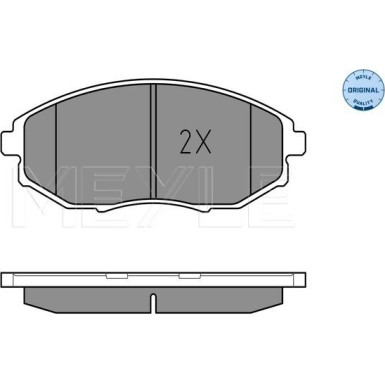 Bremsbelagsatz Chevrolet P. Epica 06- Mit Sensor | 025 248 6417/W