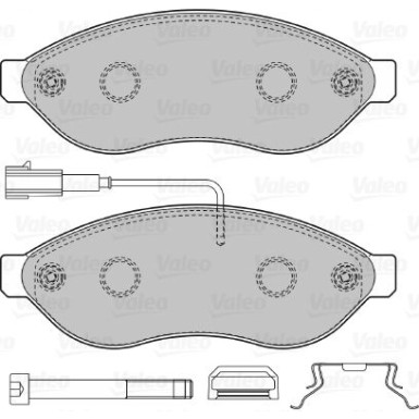 VALEO Bremsbeläge | 598891