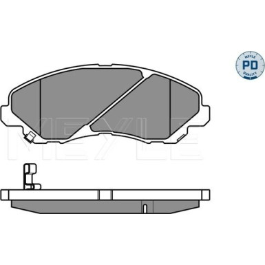 Bremsbelagsatz Mitsubishi P. Galant 96-04/Lancer 03-/Space Runner/Wagon 98 | 025 235 8416/PD